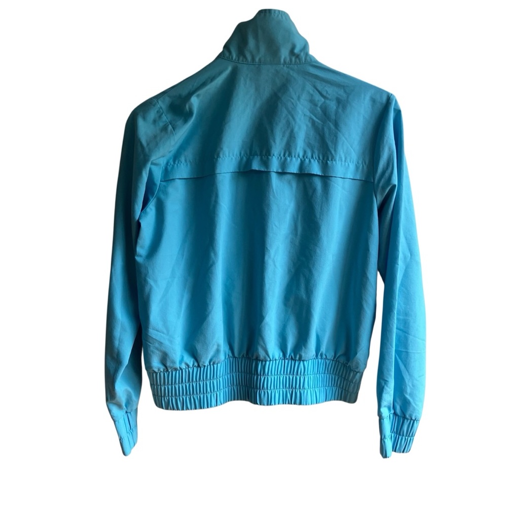 Nike Sportswear Bomber Jacket Size M Teal Full Zip Pockets Gym Spring Run Coat - Picture 2 of 11